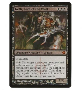 Geth, Herr des Gewölbes *Folie* mythischer Top Zustand Narben von Mirrodin MTG - Bild 1 von 2
