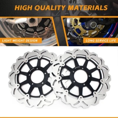 2 Front Brake Rotor For Ducati Monster Diavel Multistrada Hypermotard Supersport - Изображение 1 из 4