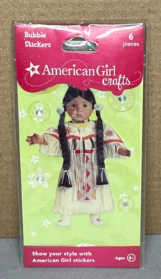 American Girl Crafts BUBBLE STICKERS AG SP10 Kaya  NEW - Image 1 of 2
