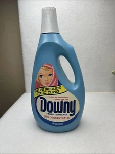 Vintage Downy Fabric Softener Full Bottle 1980s% 64 oz Laundry  Movie Prop - Picture 1 of 2