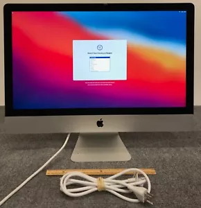 Apple iMac A1419 MF885LL/A 2015 5K 27" AIO i5-4590 16GB RAM 1TB HDD w/Power Cord - Picture 1 of 5