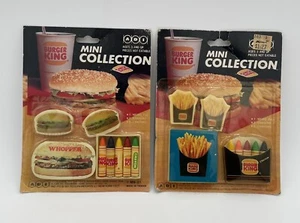 Two 1982 Burger King Mini Collection Promos Whopper & Fries (C8) - Picture 1 of 9