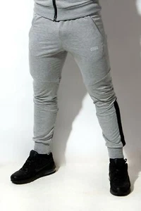 ALEXANDER COBB Gym Pants Sportwear Athletic Cotton Legging Gray-Black 1 - Bild 1 von 5