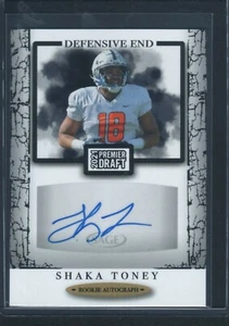 Shaka Toney rookie Autograph Card A202 - 2021 SAGE With Freebies - Bild 1 von 2