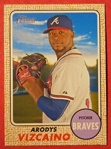 2017 Topps Heritage Arodys Vizcaino #43 (Braves) NM+ - Picture 1 of 1