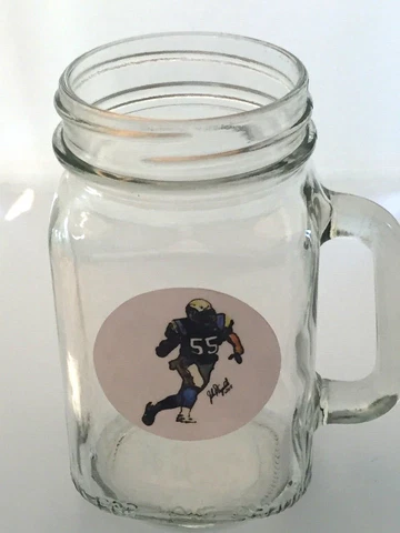 Los Angeles Chargers Junior Seau Mug-16oz-Classic Artwork-Gift Cover