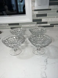 Fostoria American Low Flared Sherbet Champagne, Set of 4 - Picture 1 of 5