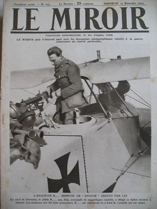 WW1 LE MIRROIR 1915 DORMANS AVIATION BIPLAN AVIATIK VETERANS SERBIA MONTENEGRO - Picture 1 of 1