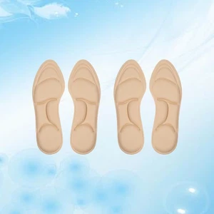 2 pares de plantillas deportivas almohadilla de absorción para mujer plantillas cómodas - Imagen 1 de 12