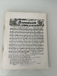 Broadside Issue # 9 & 10 Double Issue Pete Seeger 1962 Sheet Music Booklet - Picture 1 of 10