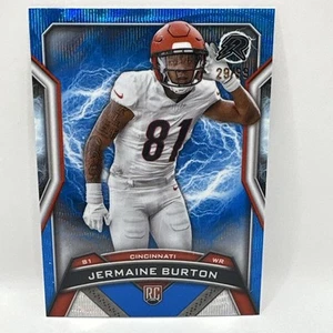 2024 Topps Resurgence #118 RC Jermaine Burton Blue Surge /99 Bengals - Picture 1 of 2
