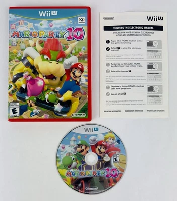 Mario Party 10 Nintendo Wii U 2015 Complete With Red Case - Image 1 of 3
