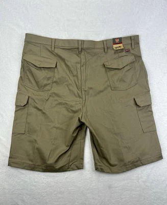 Red Kap Mens Cotton Cargo Shorts Khaki Industrial Work Uniform PC86KH0 NWT 46x12 - Image 1 of 4