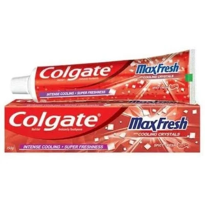 Colgate Max Fresh Spicy Fresh Red Gel Anticavity Toothpaste 150g pack of 2 f/s - Image 1 of 3