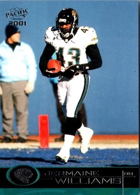 2001 Pacific Jermaine Williams #203 Jacksonville Jaguars Football Card - Image 1 of 2
