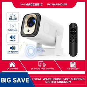 Magcubic HY310 4K Mini Beamer Autofokus 1080P 330ANSI Android 11 Wifi6 BT5.4 - Bild 1 von 6