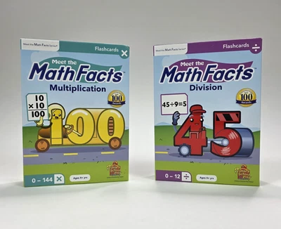 Meet the Math Facts Series Flashcards: Multiplication 0-144 and Division 0-12 - Image 1 of 4