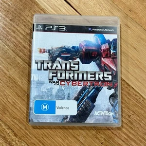 Transformers War for Cybertron Sony PlayStation 3 PS3 Juego PAL Con Manual - Imagen 1 de 7