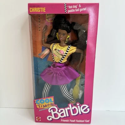1988 Vintage Mattel Barbie Cool Times Christie African American #3217 NRFB - Image 1 of 4