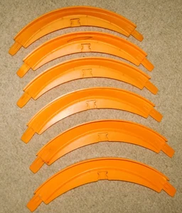 Vintage lot of 6 Hot Wheels Redline Track Curve 90 Degree Vintage 6294 - Picture 1 of 3