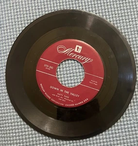 DOWN IN THE VALLEY I WANT TO BE A COWBOYS SWEETHEART PATTI PAGE 7” Vinyl Record - Imagen 1 de 6