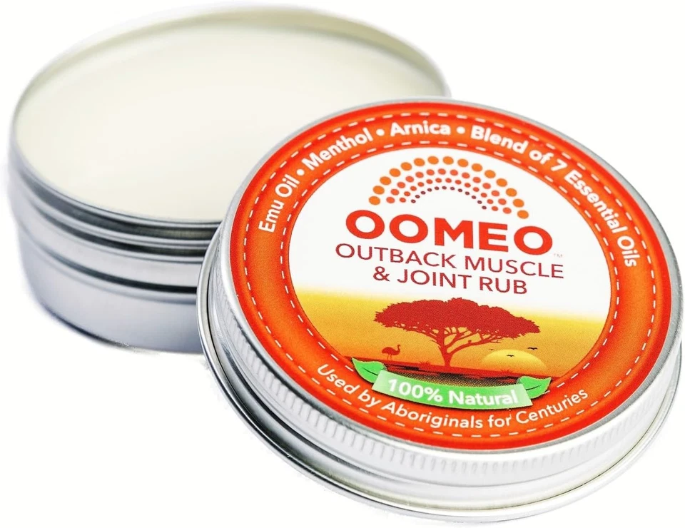 OOMEO LTD Emu Oil Outback Muscle and Joint Rub 100% Natural - 50Ml