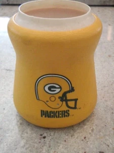 VINTAGE GREEN BAY PACKERS BEER COOZIE FOR CAN/BOTTLE NFL FOOTBALL HTF COOLER - Picture 1 of 10