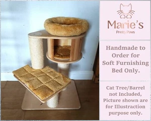 MUSTARD WAFFLE, Pet Cat Tree Bed Replacement for Natural Paradise MAGNOLIA S - Picture 1 of 17