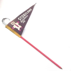 Rare Vintage STORYLAND Bushkill, Pa. Pencil Cane Pennant Souvenir - Picture 1 of 7