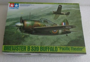 2004 NEW TAMIYA BREWSTER B 339 BUFFALO PACIFIC THEATER MODEL KIT 1:48 61094 - Picture 1 of 4
