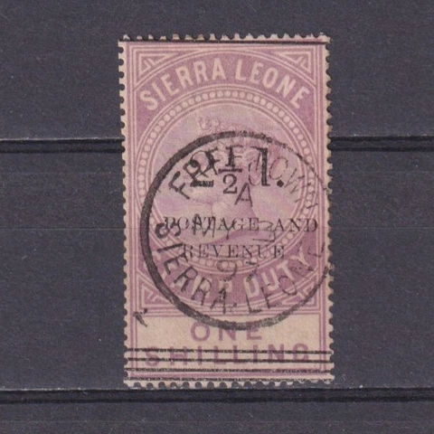 SIERRA LEONE 1897, SG# 65, CV £750, Used Cover