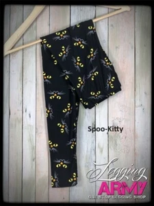 Spoo Kitty - Kids Legging Army Leggings- S/M Fit Ages 4-7 - Picture 1 of 1