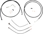 Burly Black 13In. Ape Hangers Cable And Brake Line Kits B30-1115