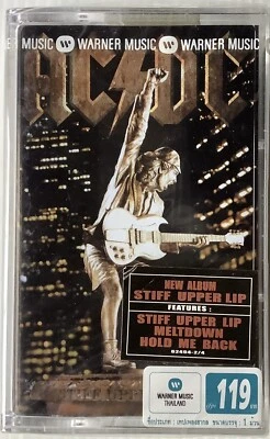 AC/DC Stiff Upper Lip Original Thailand Edition Cassette 2000 - Image 1 of 2