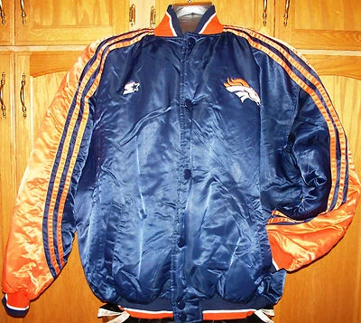 Classic Starter Satin Football Jacket - DENVER BRONCOS  (XXL) - Image 1 of 4