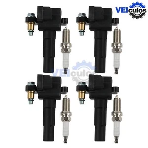 4pcs Ignition Coil & Iridium Spark Plug For 2011-2013 Subaru Forester 2.5L UF665 - Foto 1 di 8