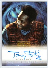 THE COMPLETE STAR TREK DEEP SPACE NINE A21 TONY TODD ADULT JAKE SISKO AUTOGRAPH