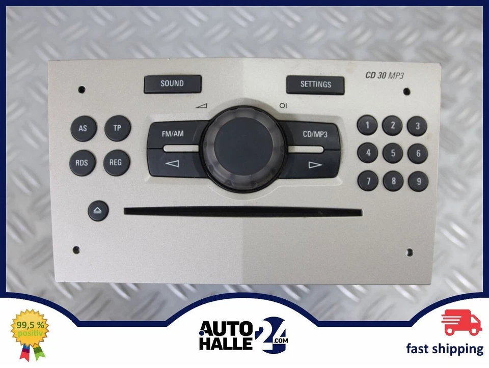 106488 Opel Signum Autoradio Radio  CC 20 Kastetten Player Blaupunkt 13203275 - Bild 1 von 4