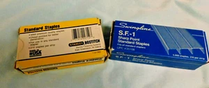 SWINGLINE & STANLEY BOSTITCH STAPLES 2 BOXES OF 5000 EACH TOTAL 10,000 STAPLES - Picture 1 of 3