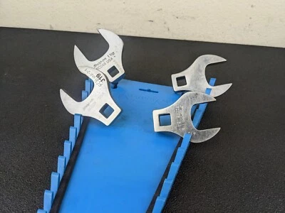 #bk478 Snap-On Tools SCO Open End Crowfoot 1/2" Drive SAE Socket Wrench Set - Image 1 of 4