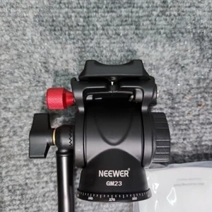 Cabezal de trípode fluido metálico Neewer GM23 para cámara negro - Imagen 1 de 12