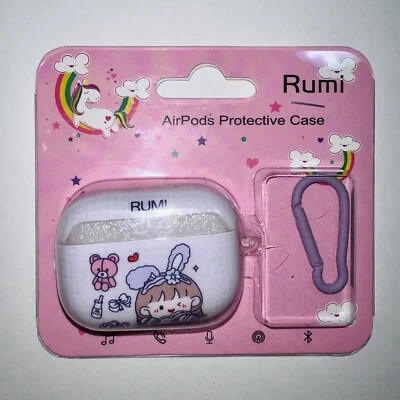 Airpods Protective Case Silicone RUMI Kawaii Carabiner NWP - Image 1 of 2
