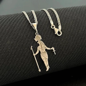 Egyptian Sun God Ra Necklace 925 Sterling Silver, Egyptian God Of Sun Ra Pendant - Picture 1 of 5