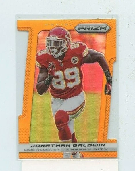 JONATHAN BALDWIN 2013 Panini Prizm Prizms Orange Die Cut #D /50 Chiefs - Image 1 of 1