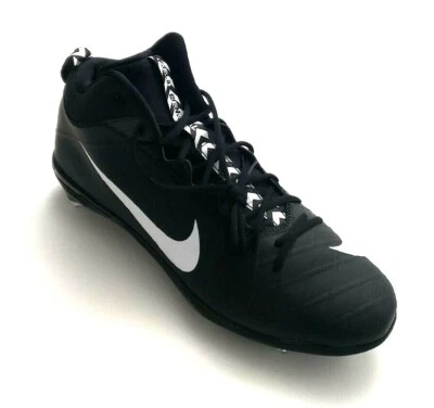Nike Men's Field General 3 ELT STK D PRMO Football Cleats Black/White Size 16 - Image 1 of 4
