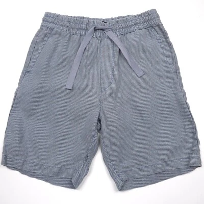 $158 Joe's Jeans Pool Side Ticking Stripe Linen Drawstring Shorts Mens Small - Image 1 of 4