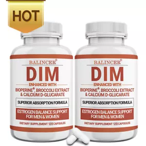 Premium Dim-Diindolylmethane Capsules 150mg – Emotional Health, Hormonal Balance - Picture 1 of 10
