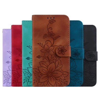 Phone Case For Nokia G42 G10 G20 X10 1.4 5.4 6.2 7.2 Leather Lily Flower Cover - Image 1 of 4