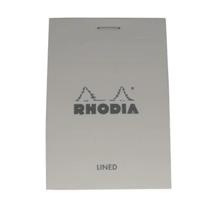 Nuevo Bloc de Notas Blanco Hielo Rhodia No.11 Cabeza Grapada 74×105 - Envío a la UE - Imagen 1 de 6
