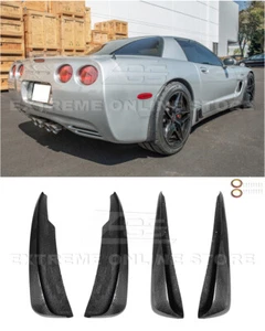 For 97-04 Corvette C5 | Extended CARBON FIBER F & R Splash Guards Mud Flaps - Bild 1 von 15
